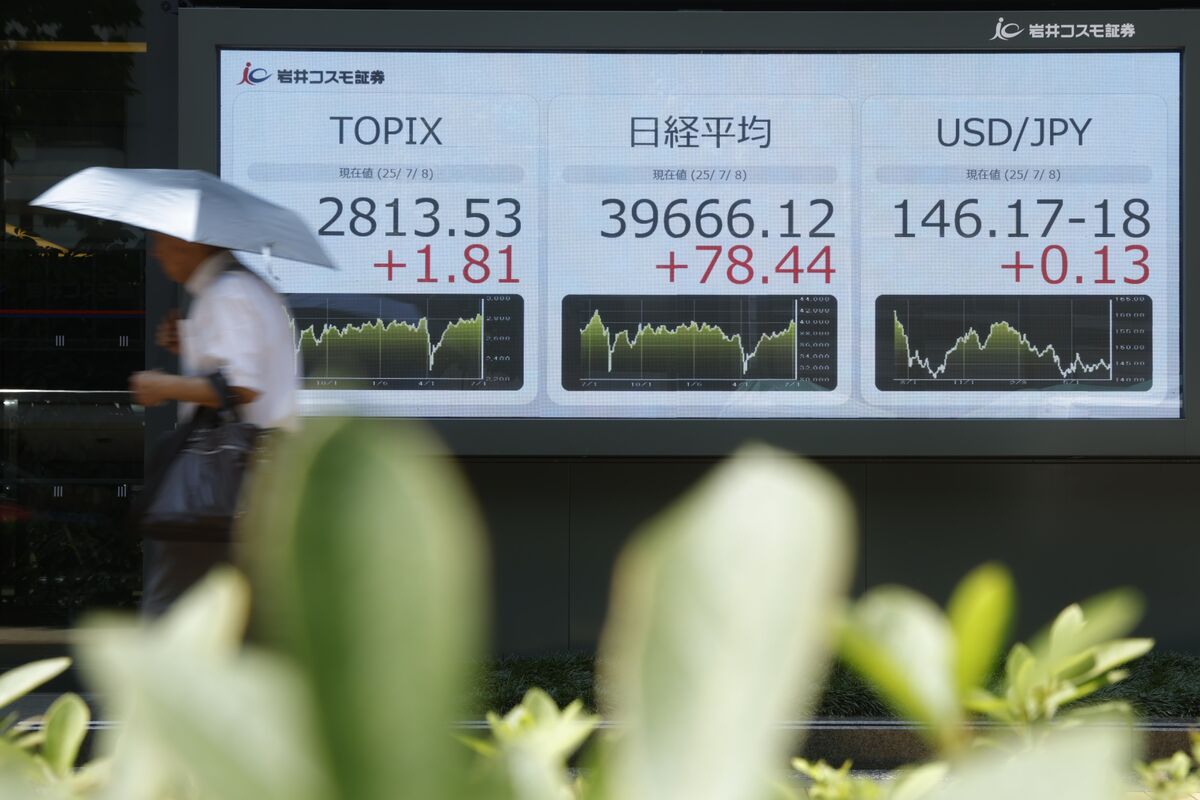 Featured image for Asian Stocks Rise as U.S. Imposes 50% Tariff on Brazil Amid Political Tensions