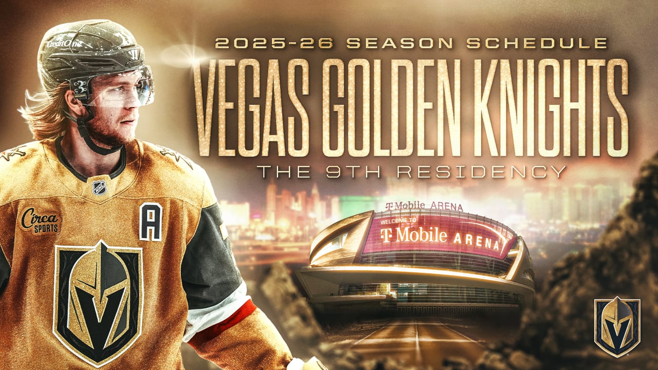 Featured image for Vegas Golden Knights Reveal 2025-26 Season Schedule and Opener Details