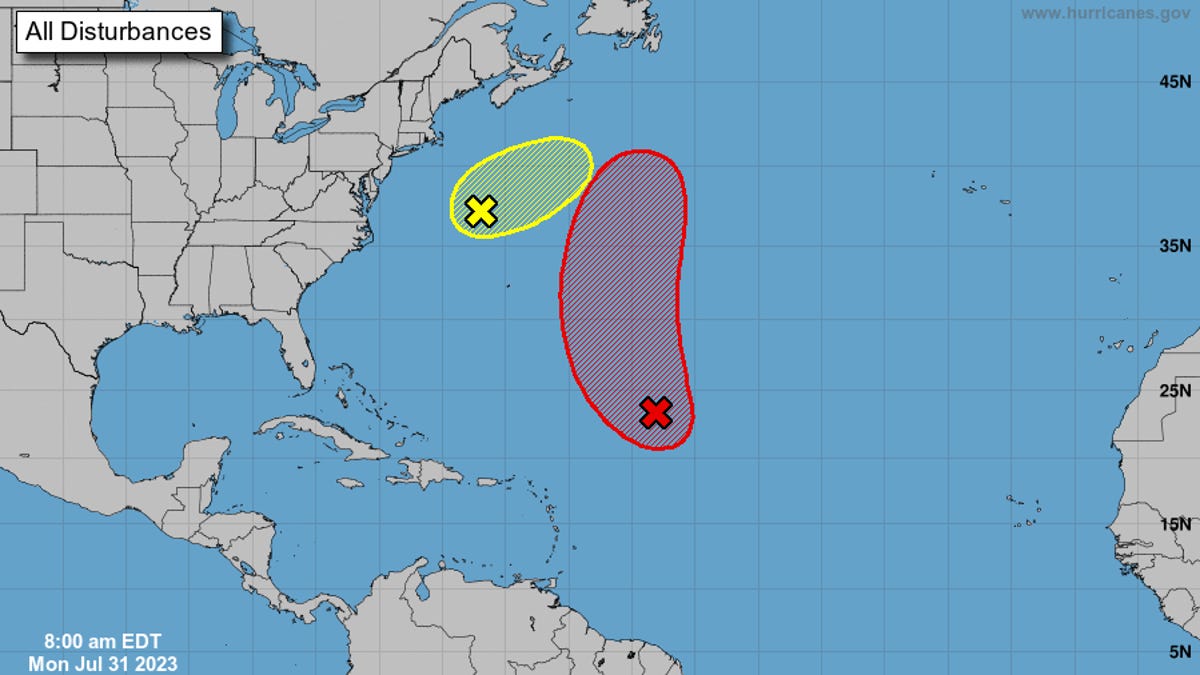 Featured image for "Potential Tropical Storms Emily and Invest96L and Invest97L Being Monitored by NHC"