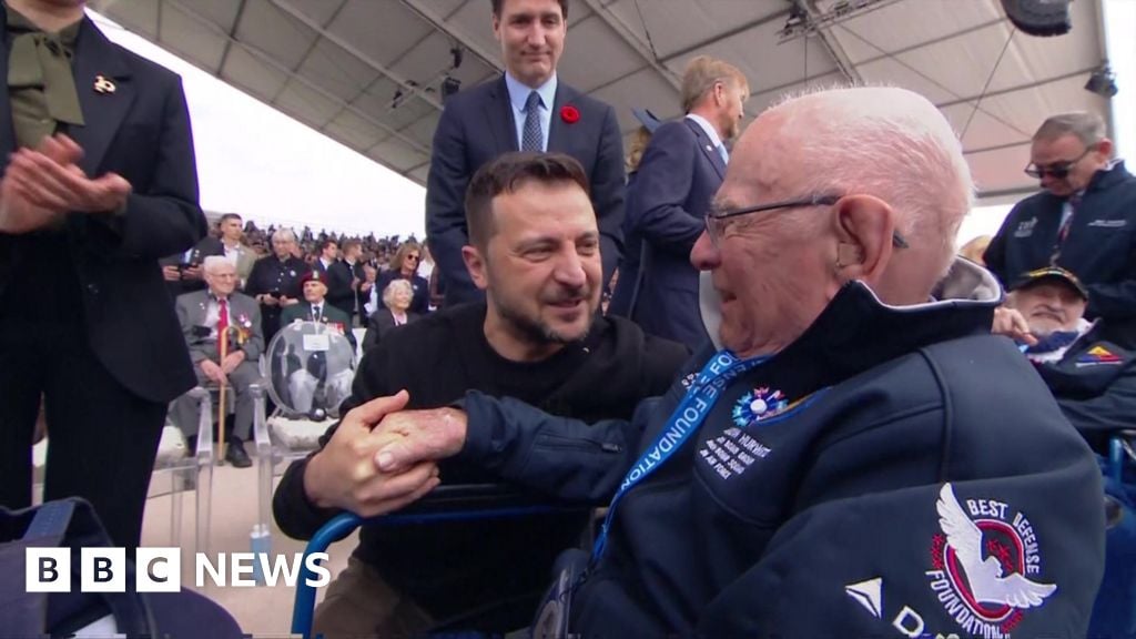 Featured image for Biden and Zelensky Honor WWII Heroes, Pledge Unity Against Modern Threats