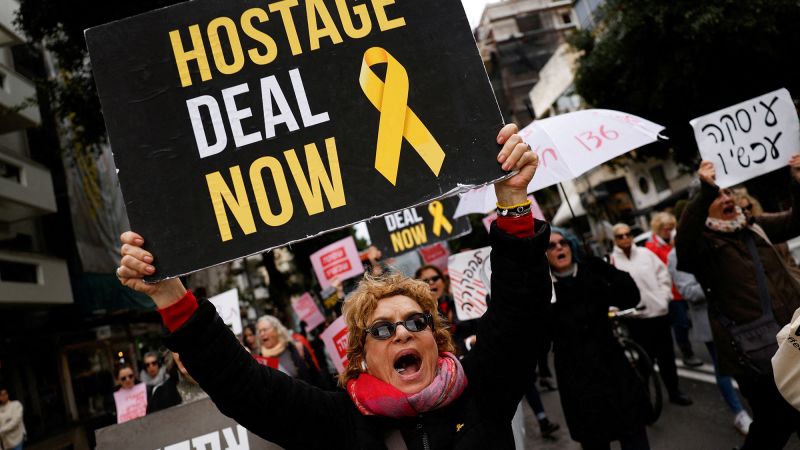 "Israel's Hostage Deal Rejection Sparks Fury and Protests Amid Cease-fire Talks with Hamas"