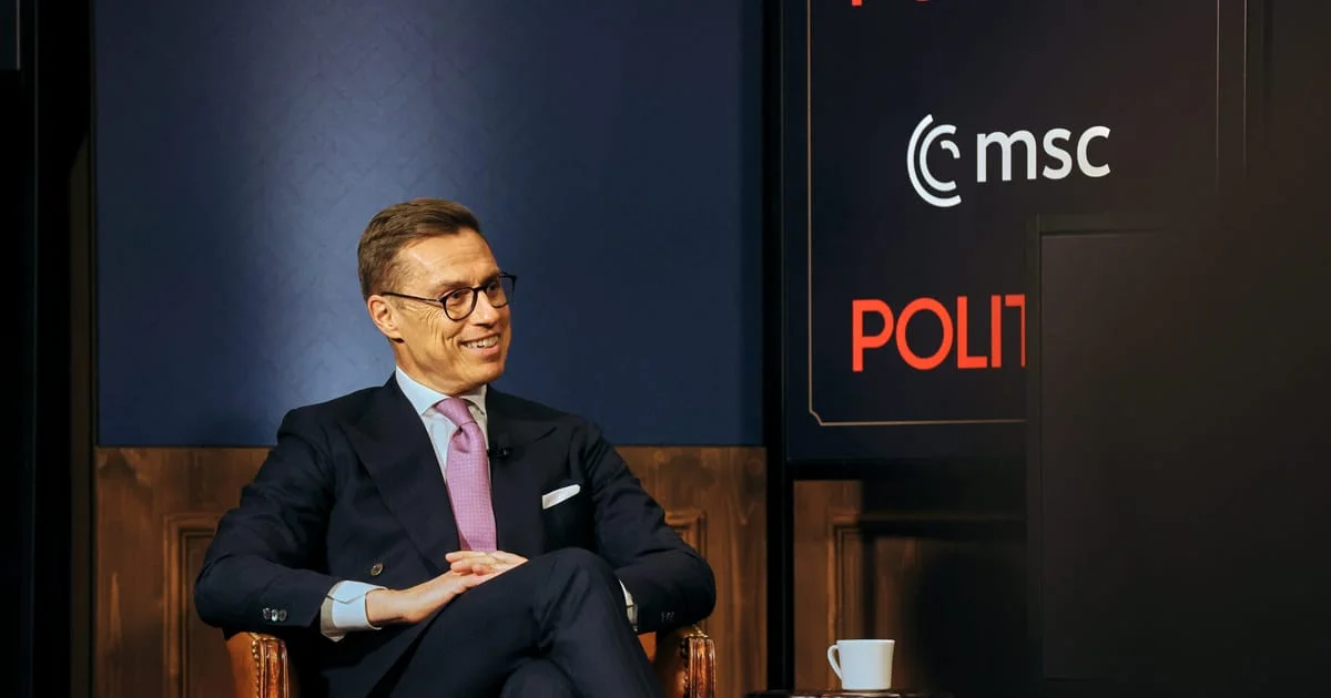 Stubb: Washington’s Pivot Is Tone, Not a Retreat for Europe