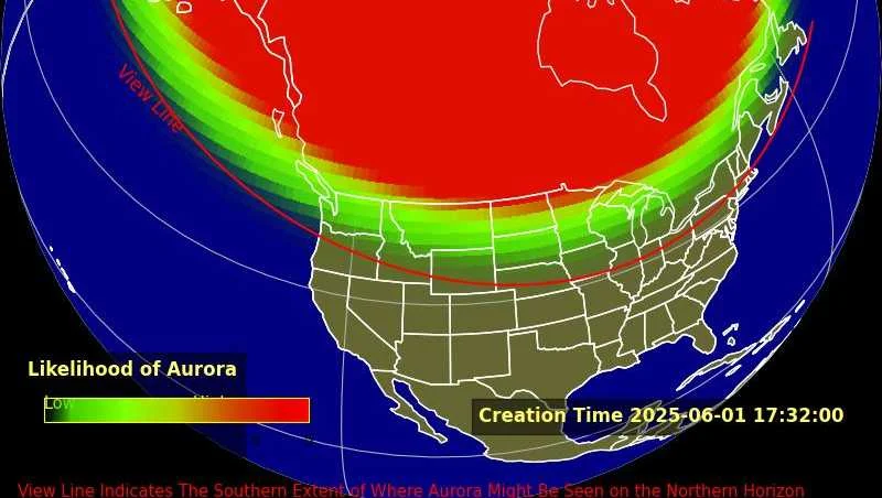 Northern Lights Possible in Multiple US States Due to Geomagnetic Storm