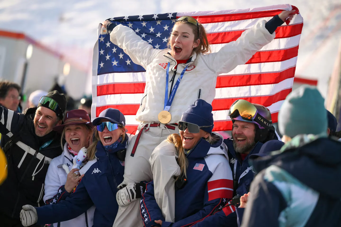Shiffrin clinches Olympic slalom gold, ending a long drought
