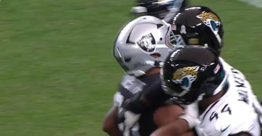 Featured image for Jaguars' Travon Walker Ejected for Punching Raiders Player