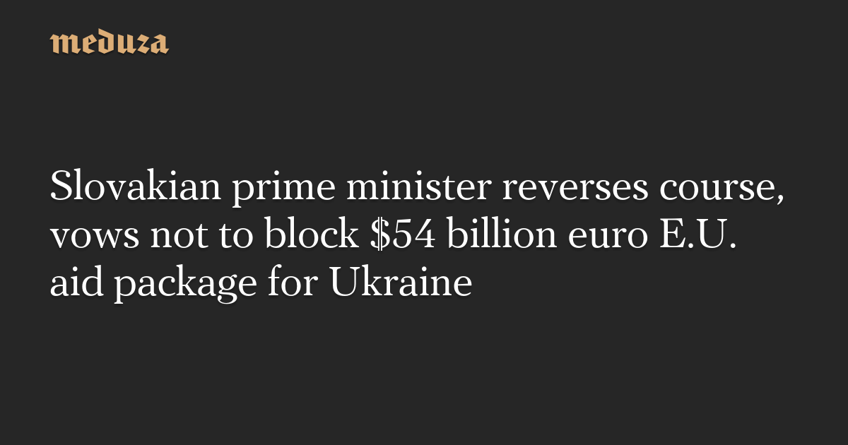 "Slovak Prime Minister Commits to Supporting Ukraine's EU Membership Bid and NATO Pledge"