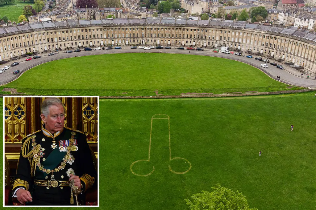 Featured image for Controversial Lawn Art at King Charles' Coronation Site.
