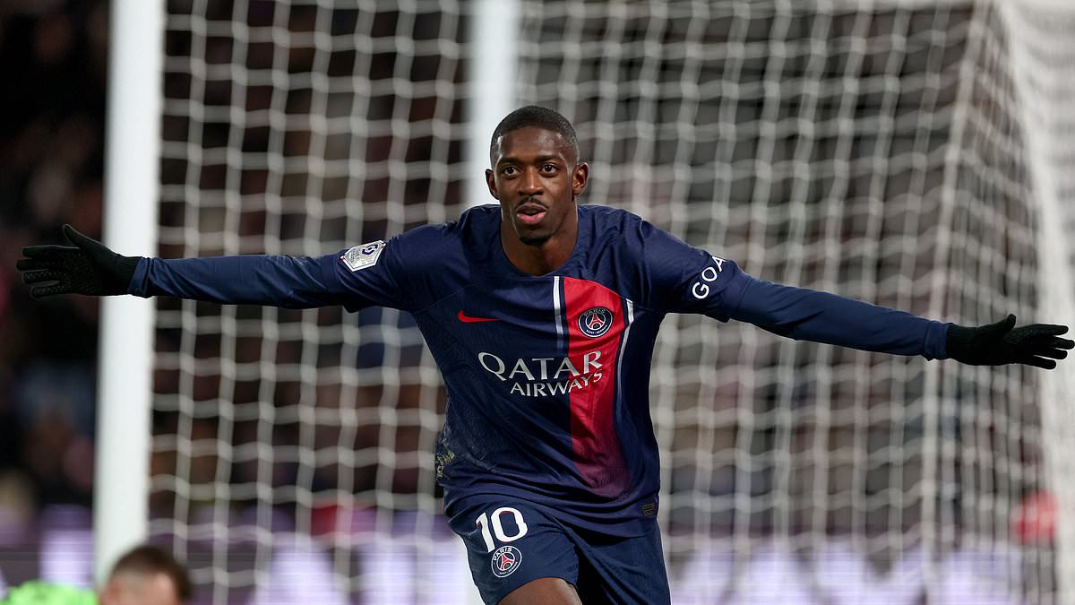 Featured image for "Dembele's Stunning Strike Secures First Goal for PSG Amid Goalkeeping Errors"