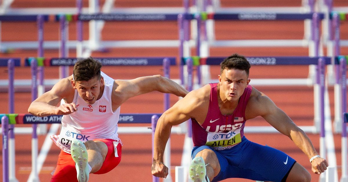 Eagles' Devon Allen Dominates 110m Hurdles with Fourth-Fastest Time of 2023.
