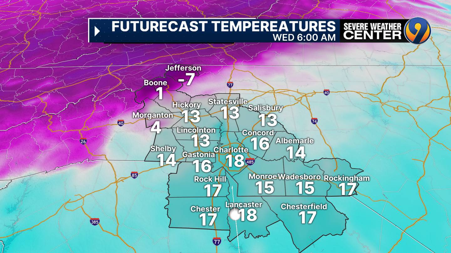 "Arctic Blast: Freezing Temperatures to Hit North Carolina This Week"