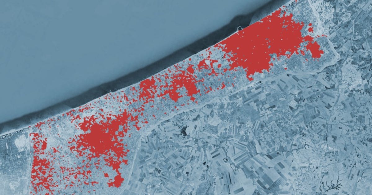 "Gaza's Devastation: Half of Homes Damaged or Destroyed by Israeli Actions"