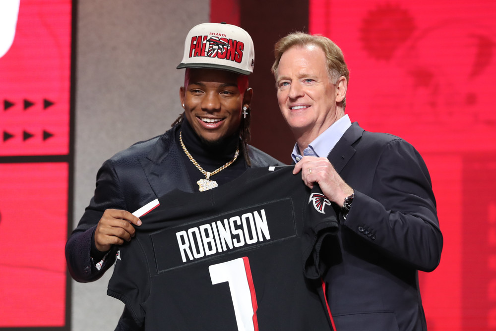 Falcons' Bijan Robinson Pick Criticized as "Worst" by Analyst.