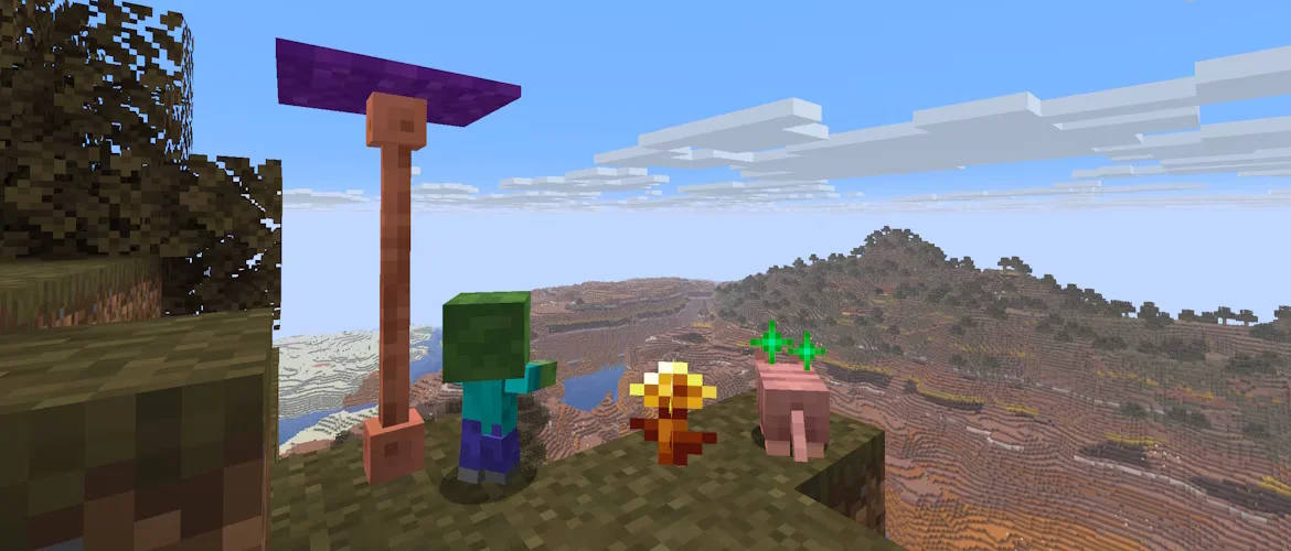 Minecraft 26.1 Snapshot 10 brings aging particles and tinier baby mob heads