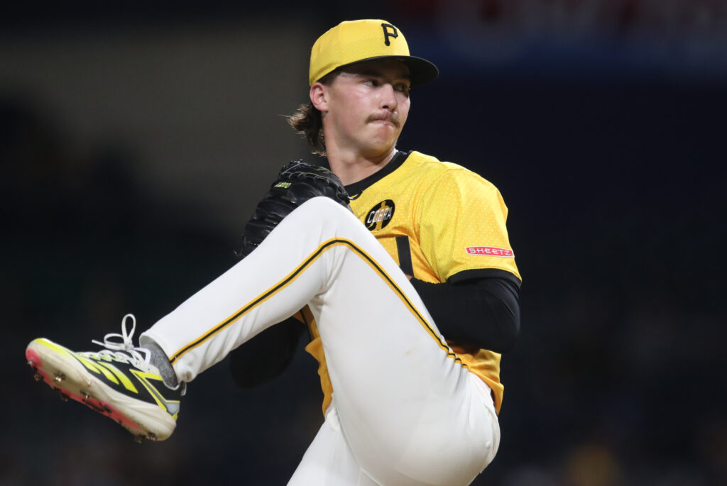 Featured image for Pirates' Bubba Chandler Makes Historic MLB Debut as Relief Pitcher
