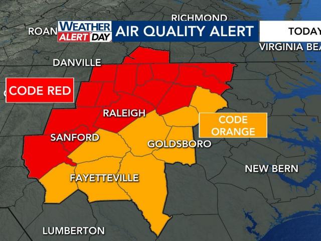 "Code Red Air Quality Alerts Issued in Multiple Regions Due to Wildfire Smoke"