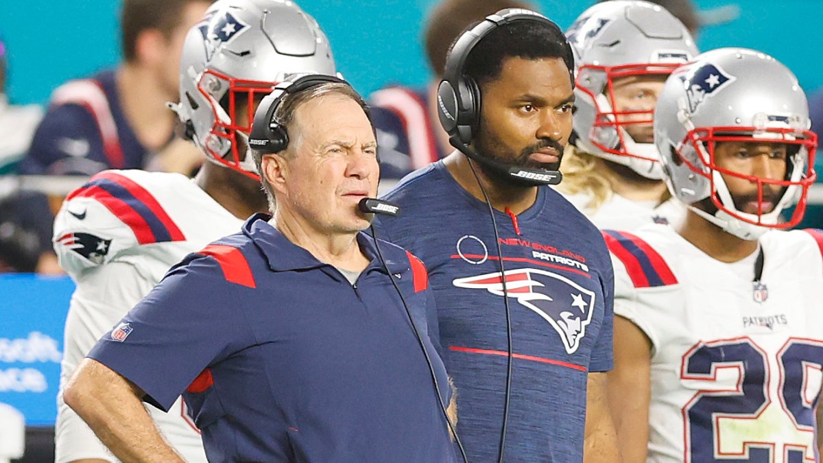 Featured image for "Jerod Mayo Clarifies Patriots' Stance on Belichick Amid Coaching Transition"