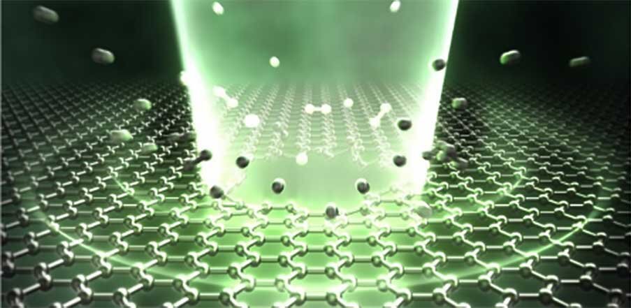 Laser nanoprocessing creates monolayer graphene.
