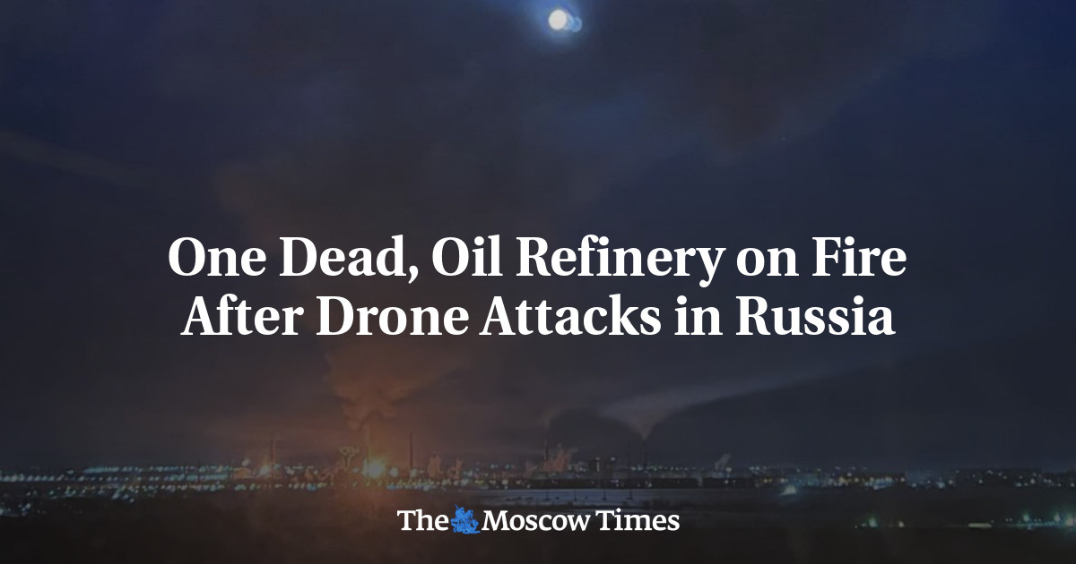 Featured image for "Drone Attacks Spark Fire at Russian Oil Refinery Amid Ukraine Conflict"