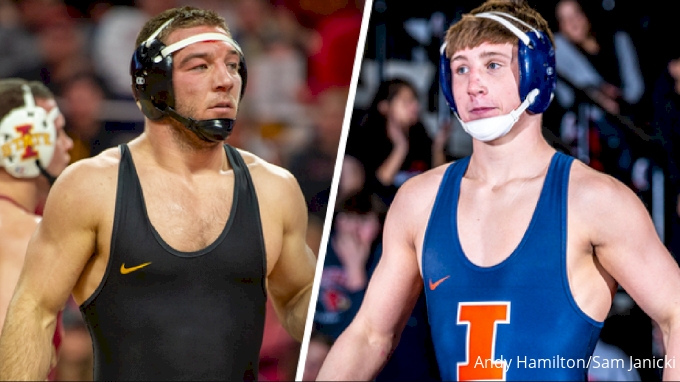 Featured image for "Iowa Dominates Illinois in Big Ten Wrestling Showdown"