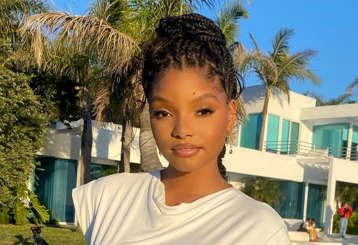 Halle Bailey Embraces Nature in Stunning Bathing Suit