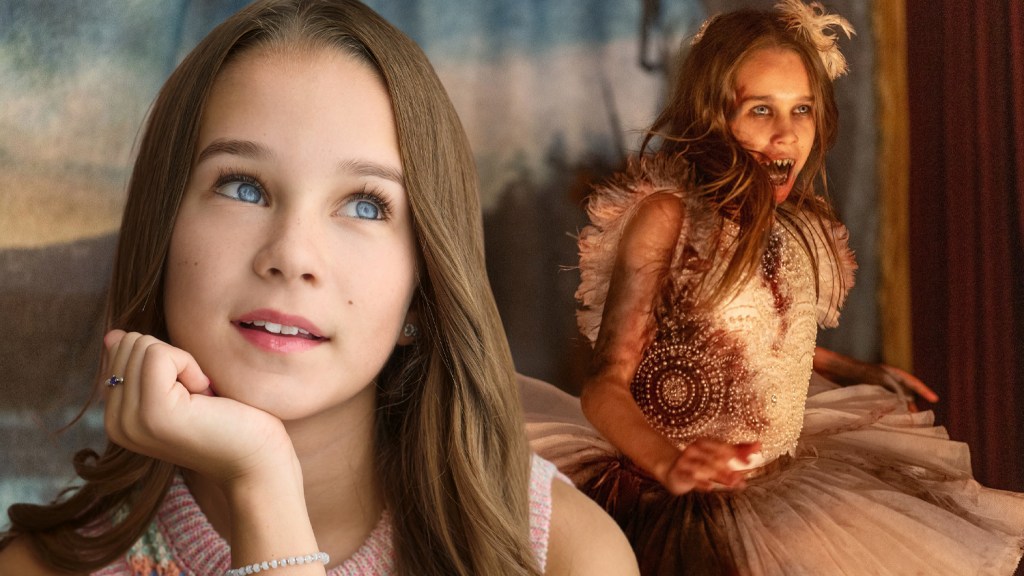 Featured image for "Rising Star Alisha Weir, 14, Shines in Universal's 'Abigail' Vampire Flick"