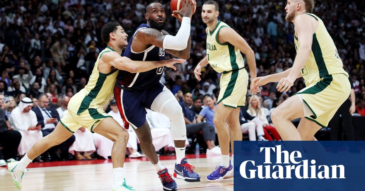 Featured image for Team USA Overcomes Turnovers to Edge Out Australia in Olympic Warmup