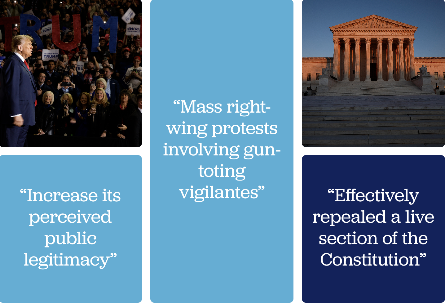 "Supreme Court Fallout: Trump's Disqualification from the Ballot"