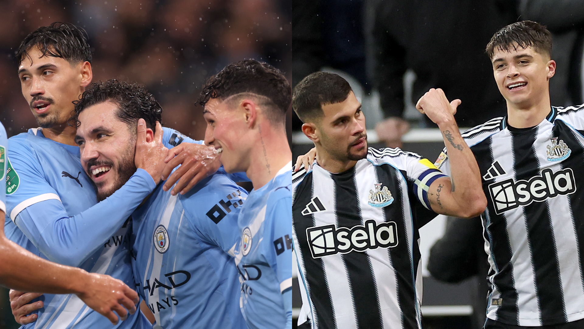 Featured image for Manchester City and Newcastle Reach Carabao Cup Semi-Finals