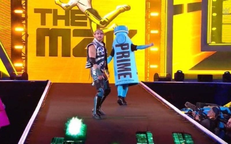Featured image for "Unexpected Guest Joins Logan Paul in WrestleMania 40 Costume Surprise"