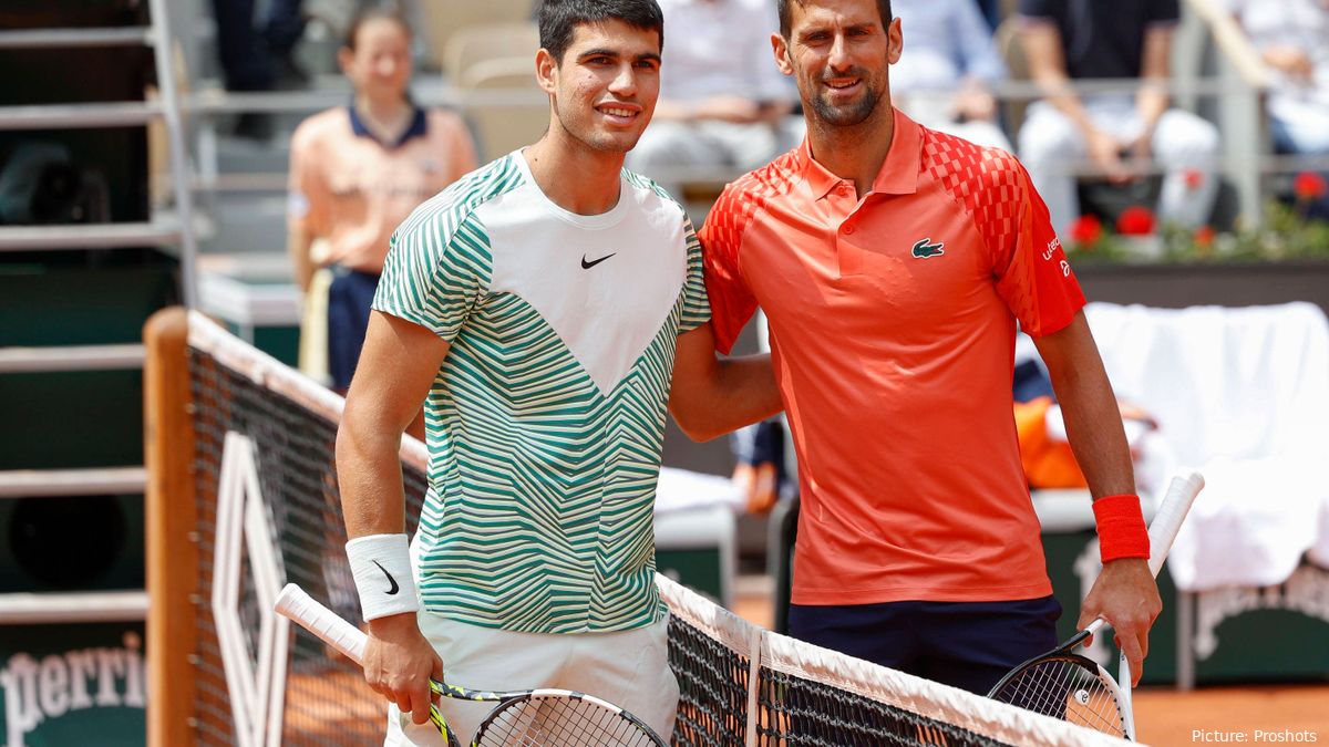 Featured image for "Clash of Titans: Djokovic vs Alcaraz in 2023 Wimbledon Men's Final"