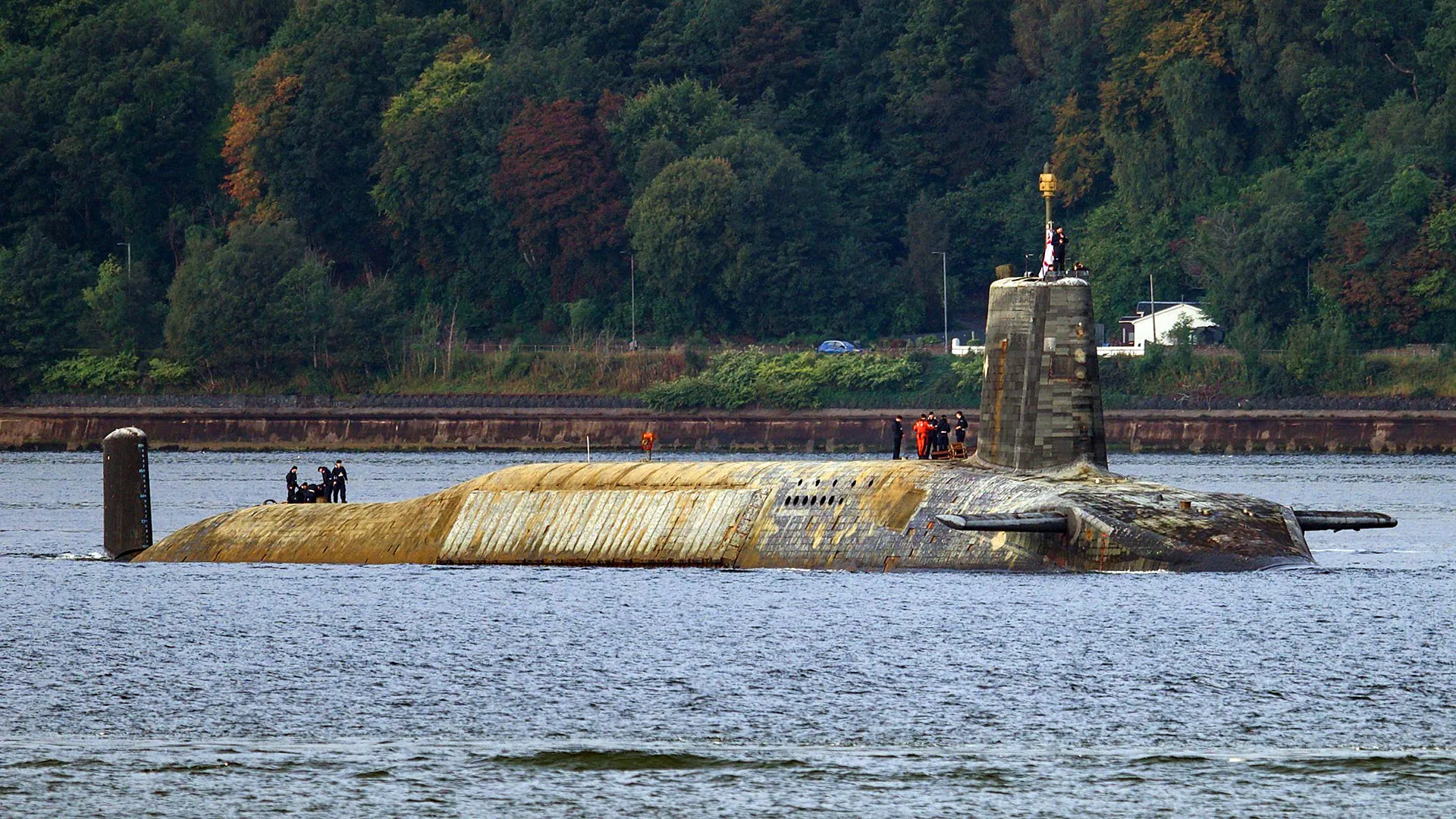 Featured image for Algae-Covered Vanguard Submarine Returns from Lengthy Patrol