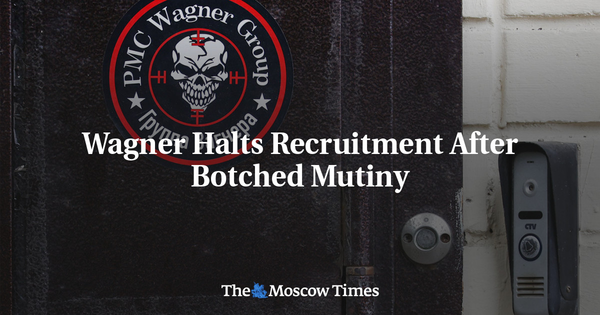 Featured image for Wagner Group Ceases Recruitment Following Mutiny Fallout