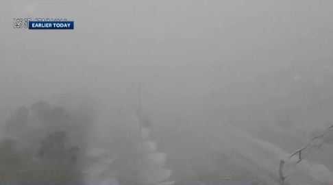 Severe hail storms hit Central Florida and Georgia.