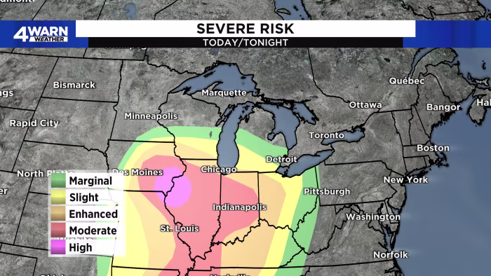 Severe storms threaten Metro Detroit, Dallas, and DFW this week.