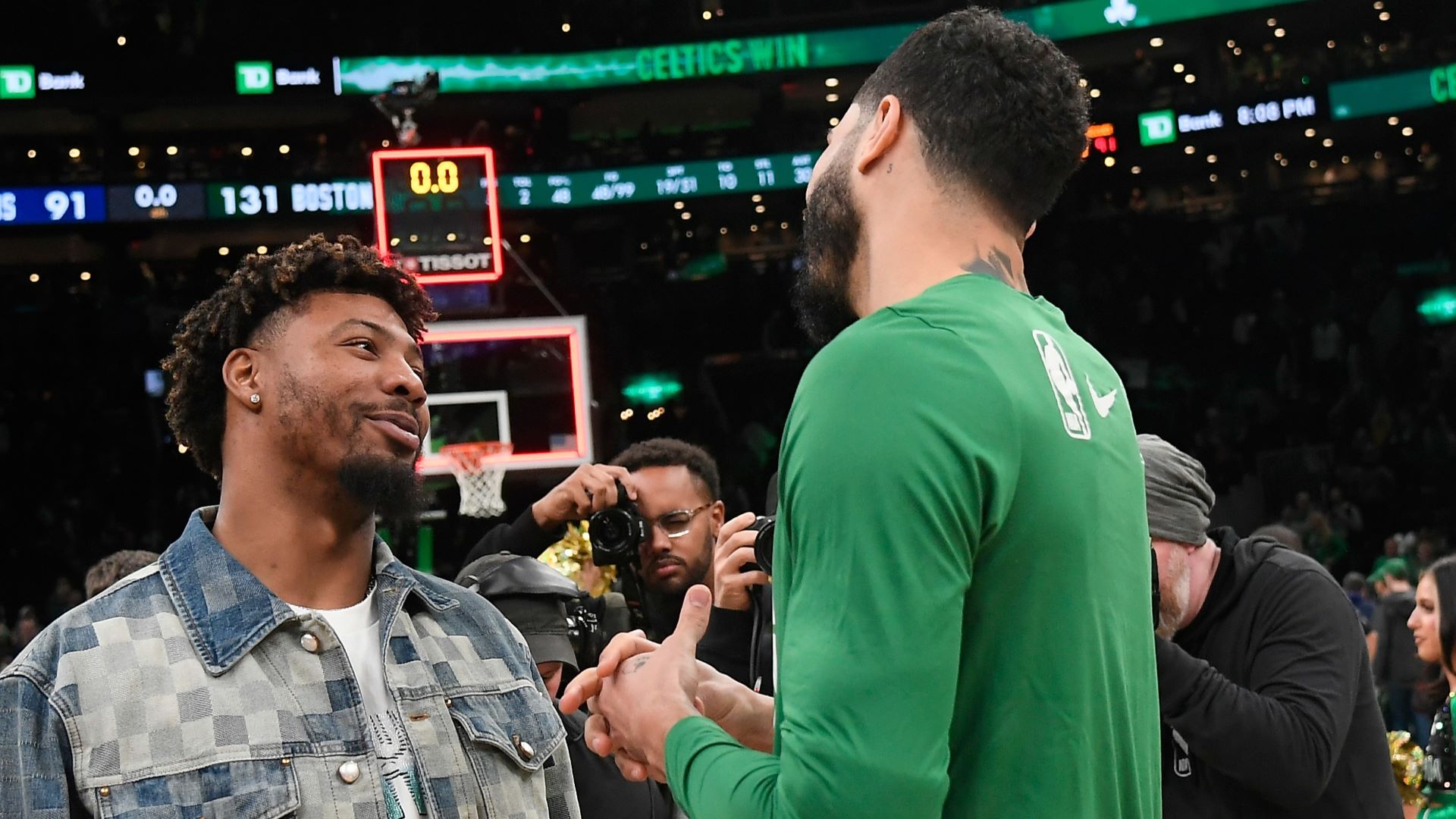 "Emotional Evolution: Tatum and Smart's Tribute Moment"