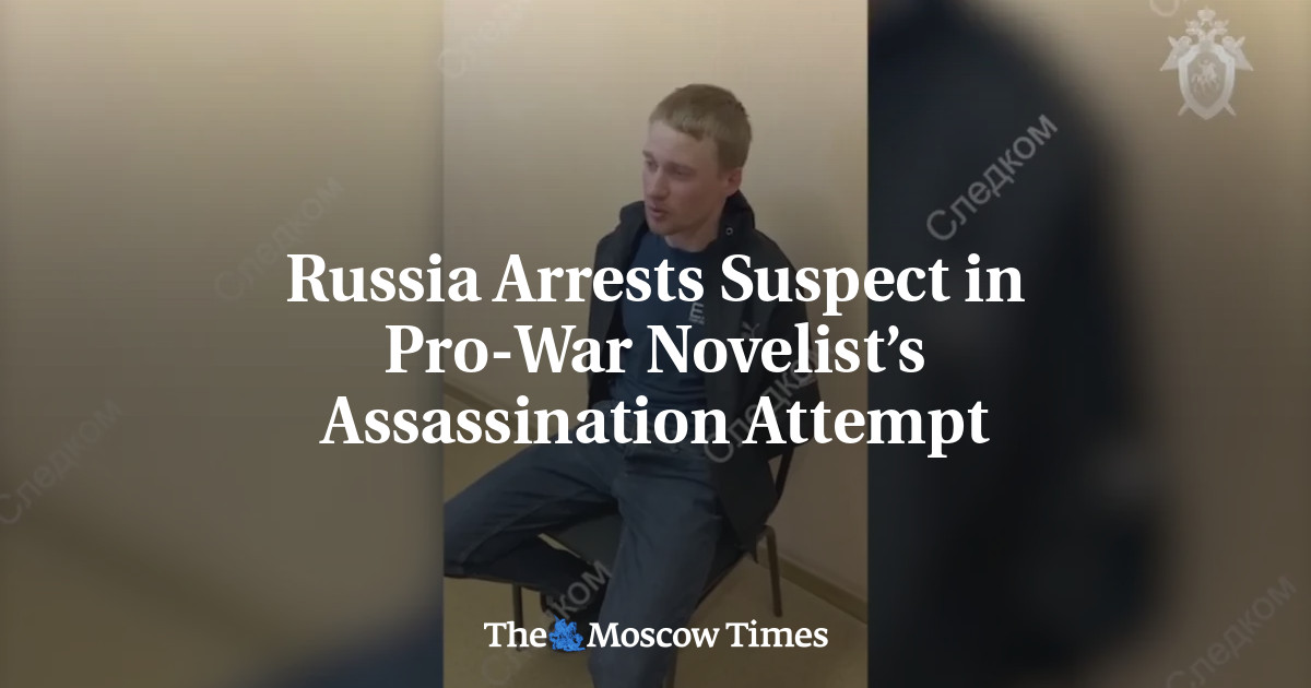Arrest and Charges Made in Assassination Attempt on Russian Pro-War Novelist