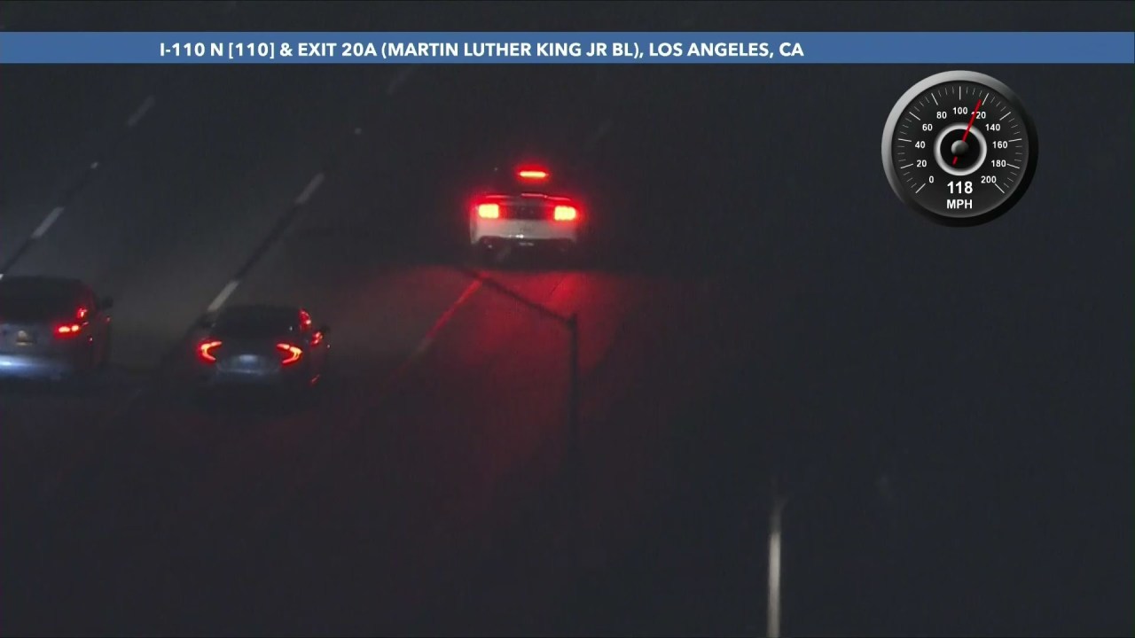 Wild police chase in L.A. ends in fiery crash.