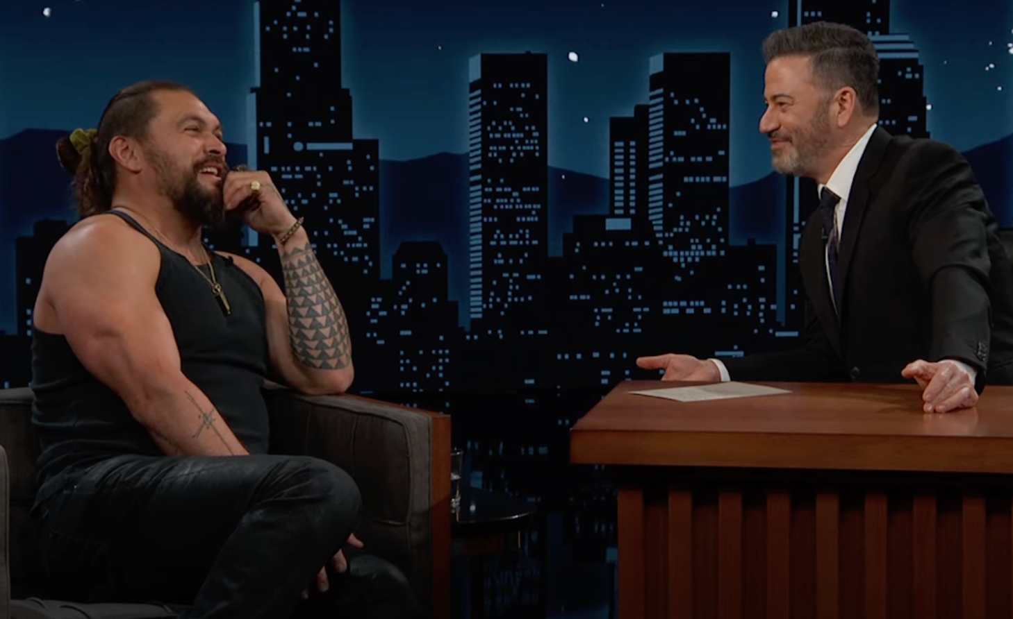 Featured image for "Jason Momoa Reveals Aquaman's Inspiration from Slash"