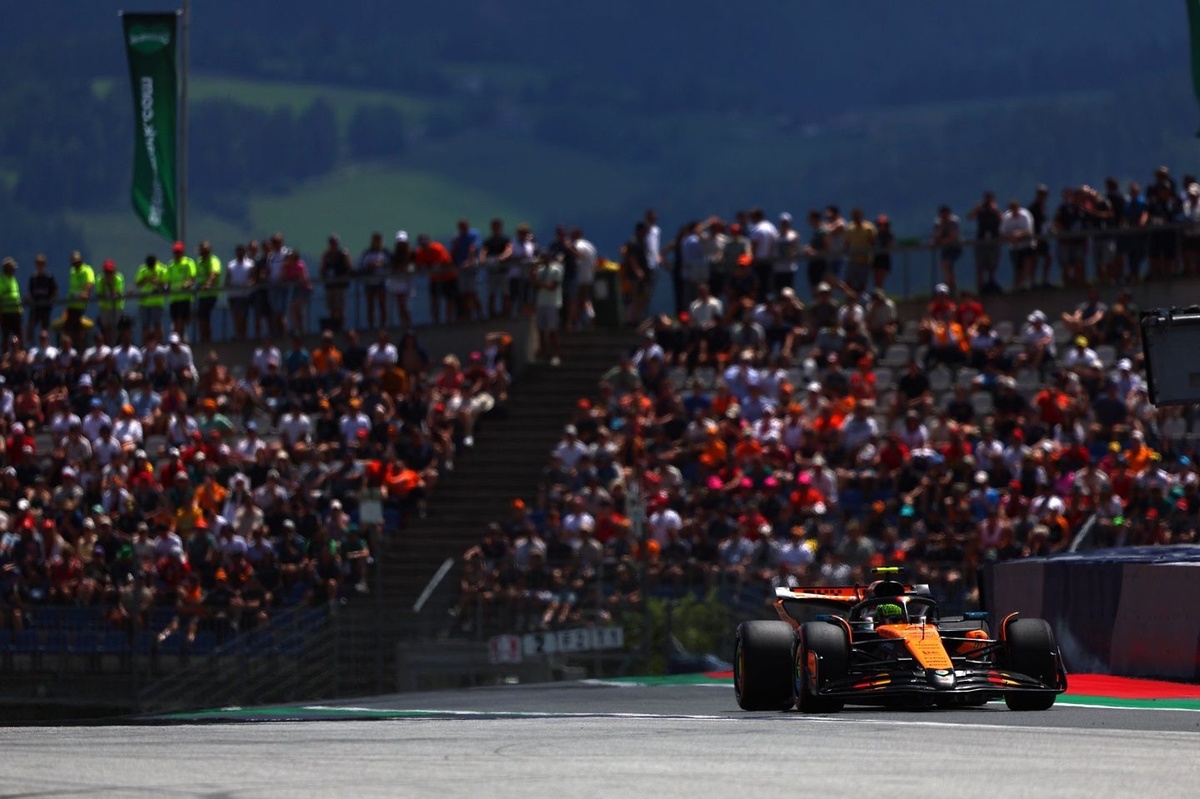 Featured image for Lando Norris Leads Austrian GP Qualifying at Red Bull Ring