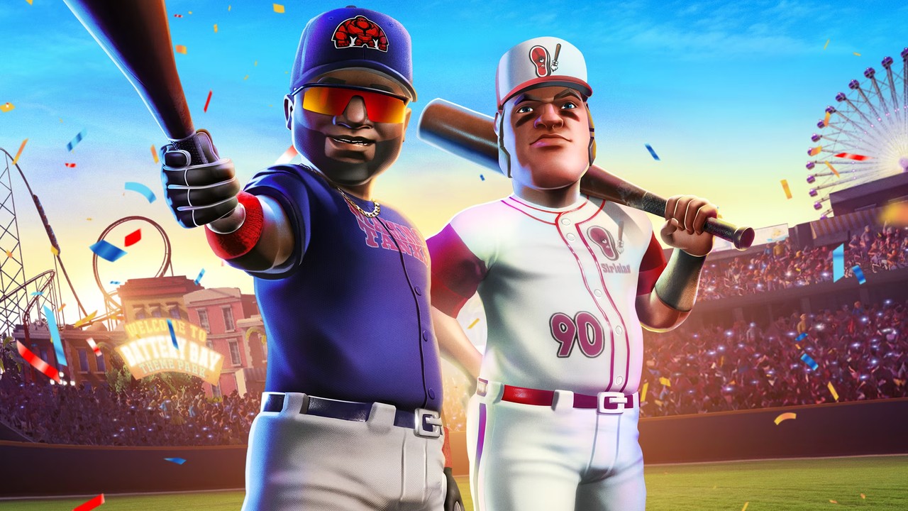 Super Mega Baseball 4 brings MLB legends to the plate on Switch and PS5/PS4.