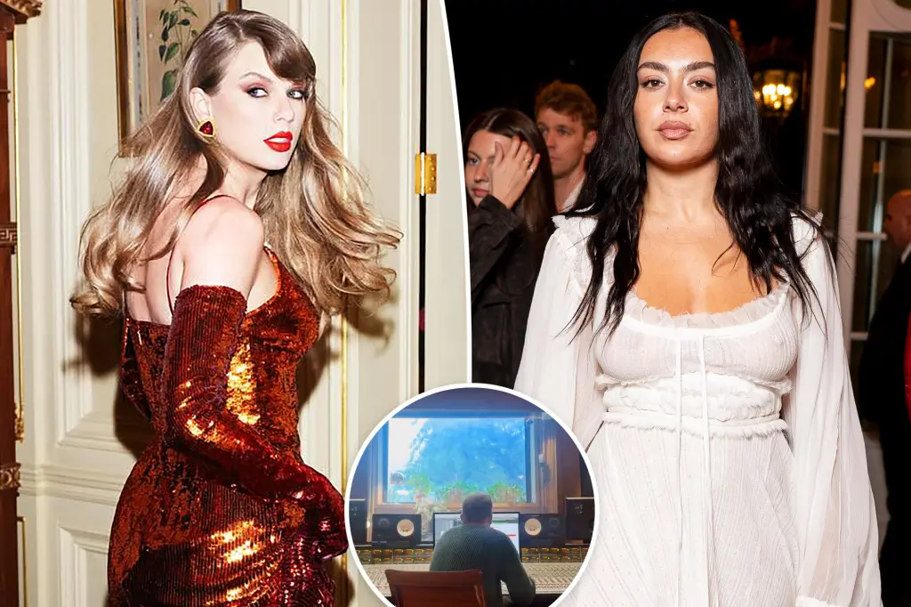 Featured image for Tensions Rise as Charli XCX and Taylor Swift Rumored to Clash Over 'Actually Romantic'
