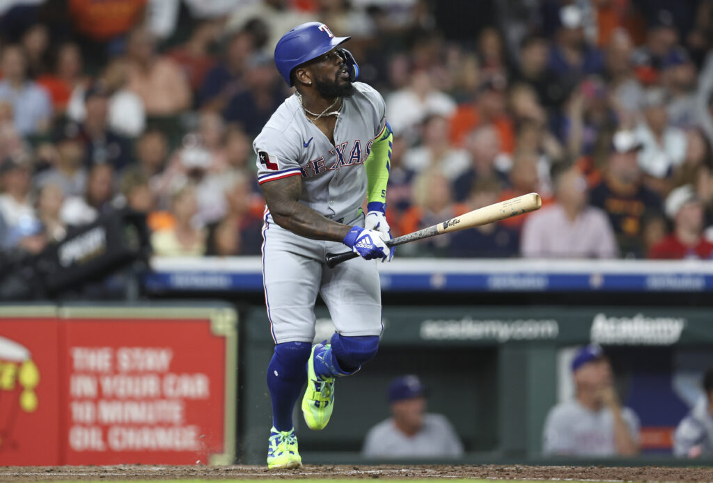 Featured image for Multiple MLB Teams Show Interest in Rangers' All-Star Outfielder Adolis Garcia