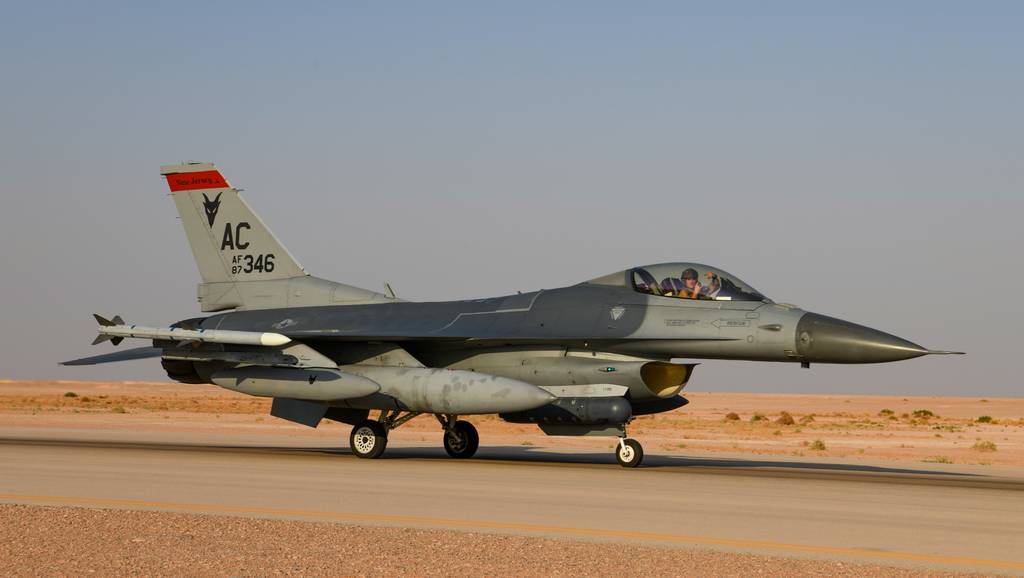 US Air Force strengthens defense in Middle East with F-16 reinforcements