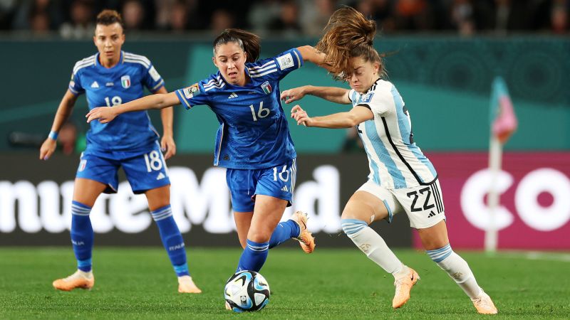 "16-year-old 'Little Messi' Giulia Dragoni shines as Italy defeats Argentina 1-0 at Women's World Cup"
