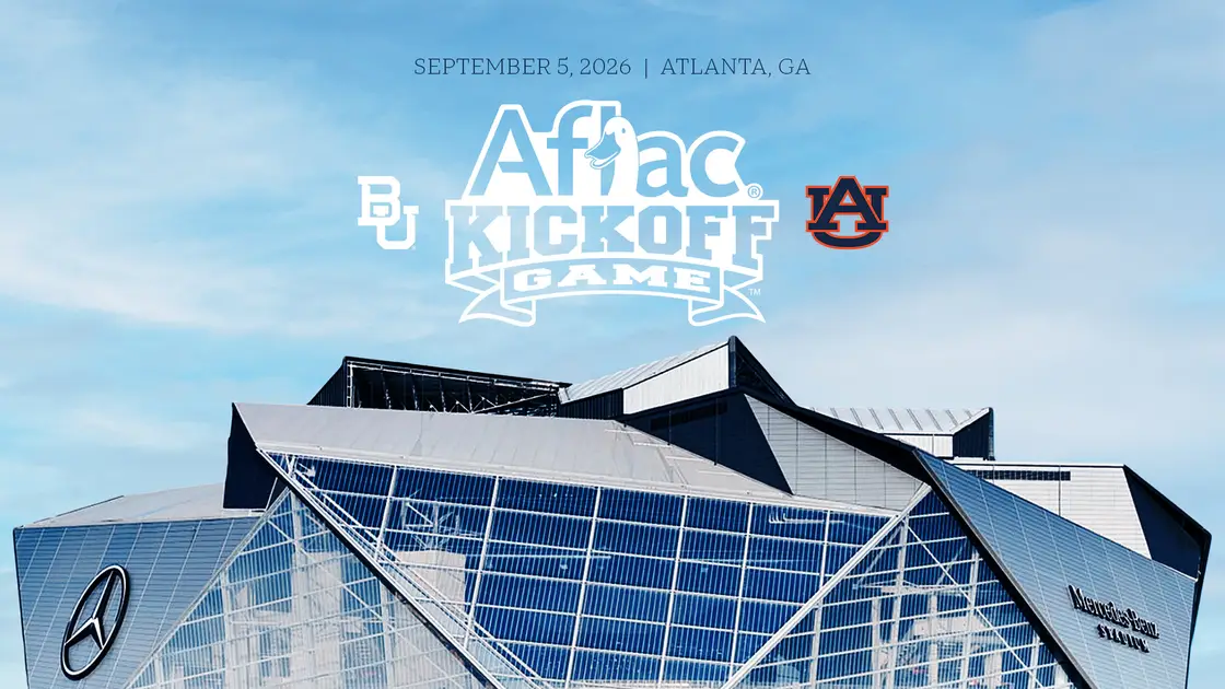 Featured image for Auburn to Open 2026 Season Against Baylor at Atlanta's Mercedes-Benz Stadium