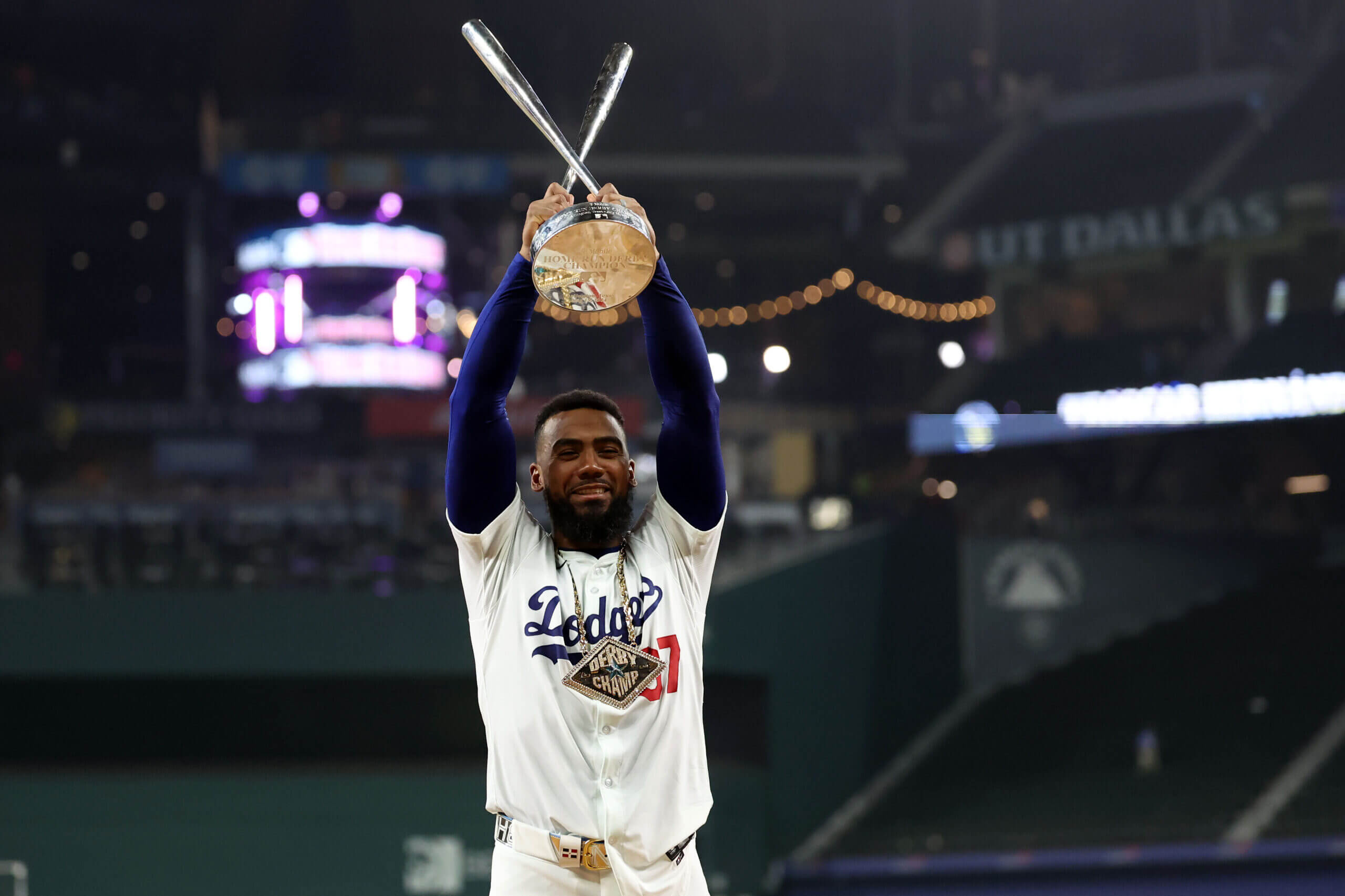 Featured image for Teoscar Hernández Makes History as First Dodger to Win Home Run Derby