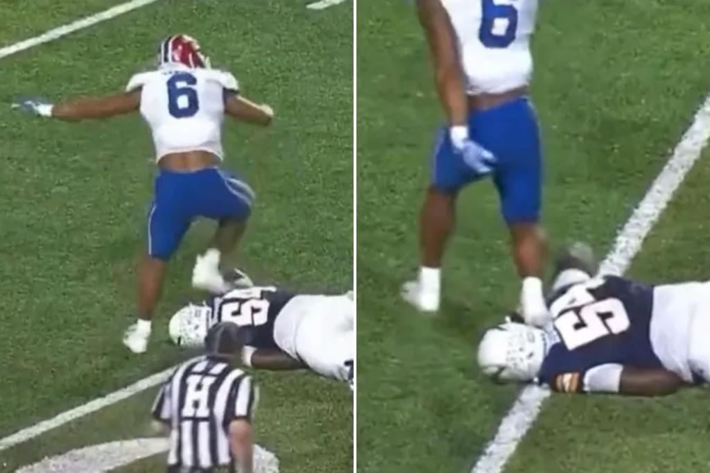 Featured image for Louisiana Tech Linebacker Suspended for Stomping on Opponent's Head