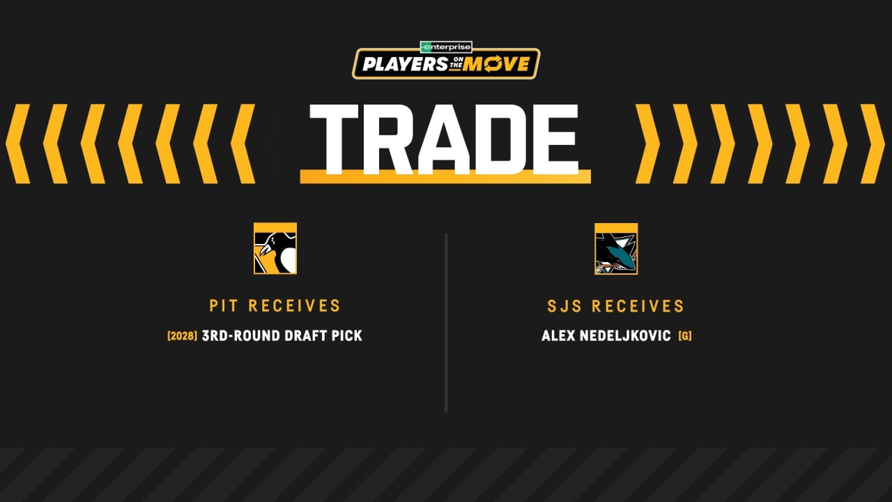 Featured image for Penguins Trade Nedeljkovic to Sharks for 2028 Draft Pick