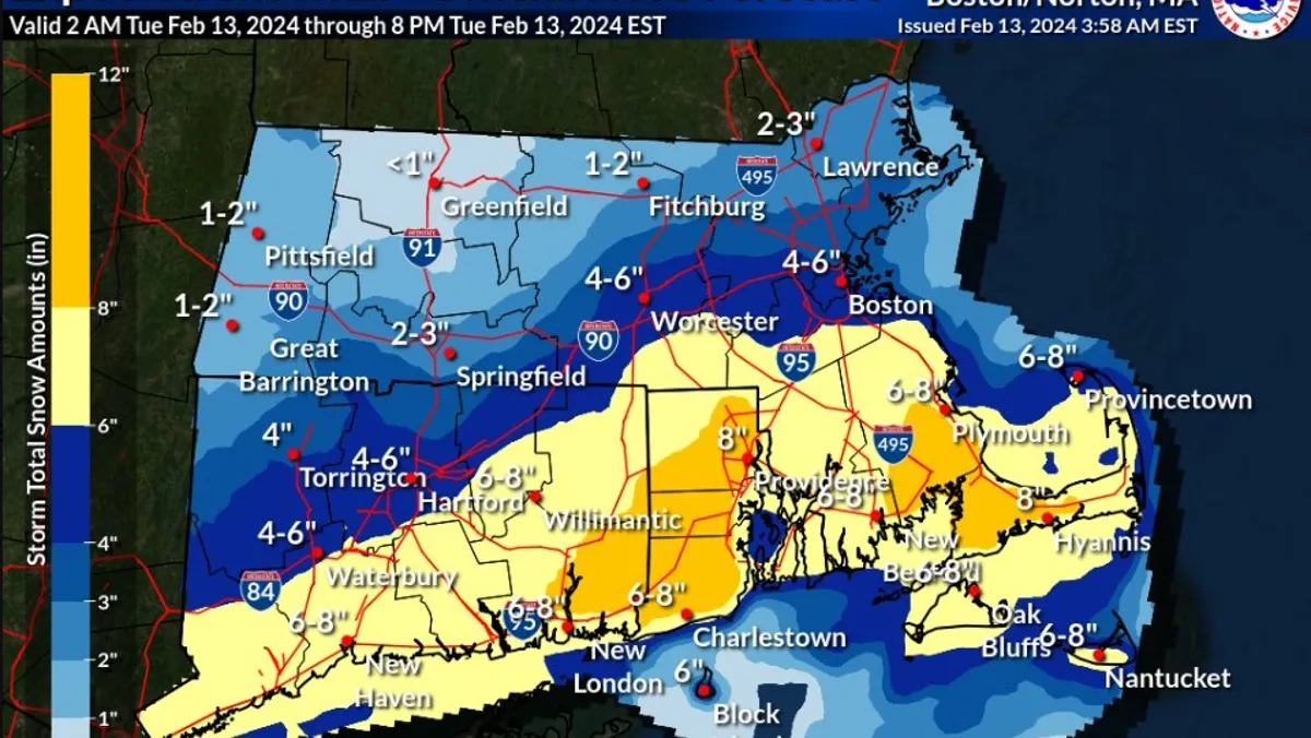 "Nor'easter Shifts Track, Bringing Intensifying Snowfall and Travel Disruptions"