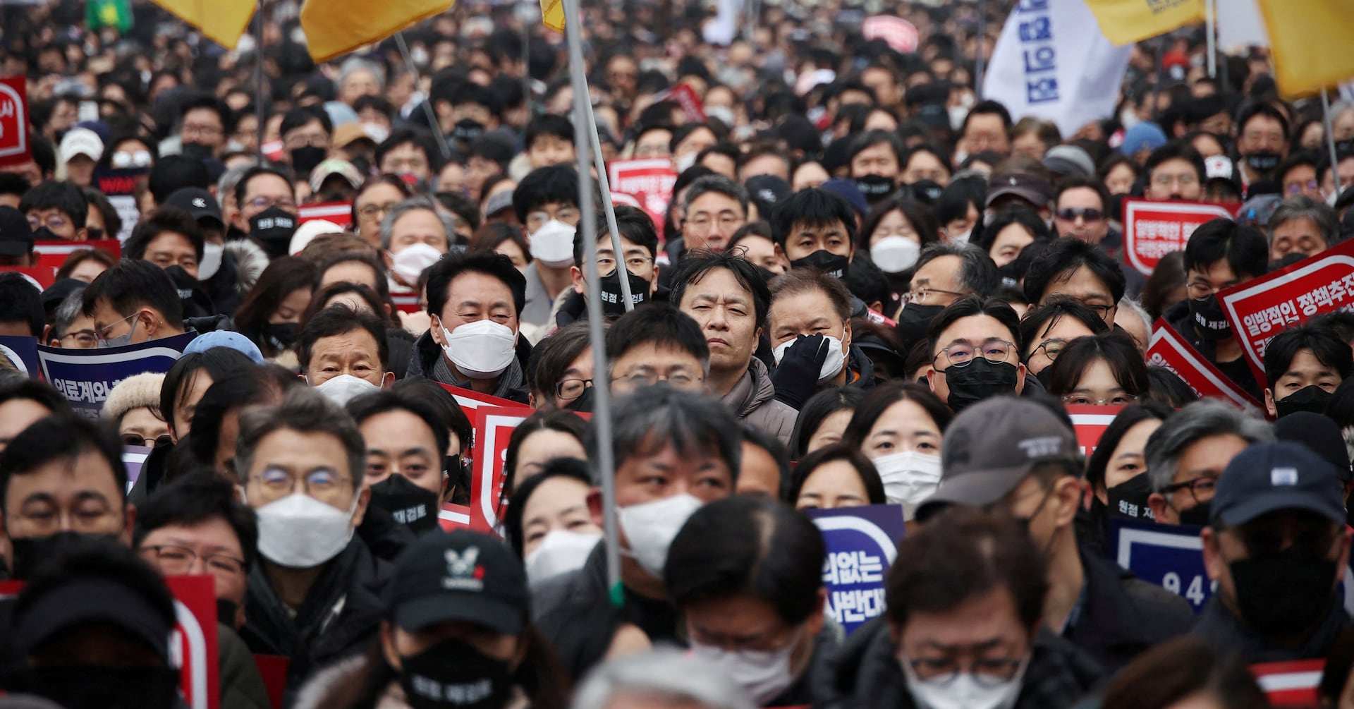 Featured image for "South Korea's Yoon Stands Firm Amid Doctors' Strike Over Medical School Plan"